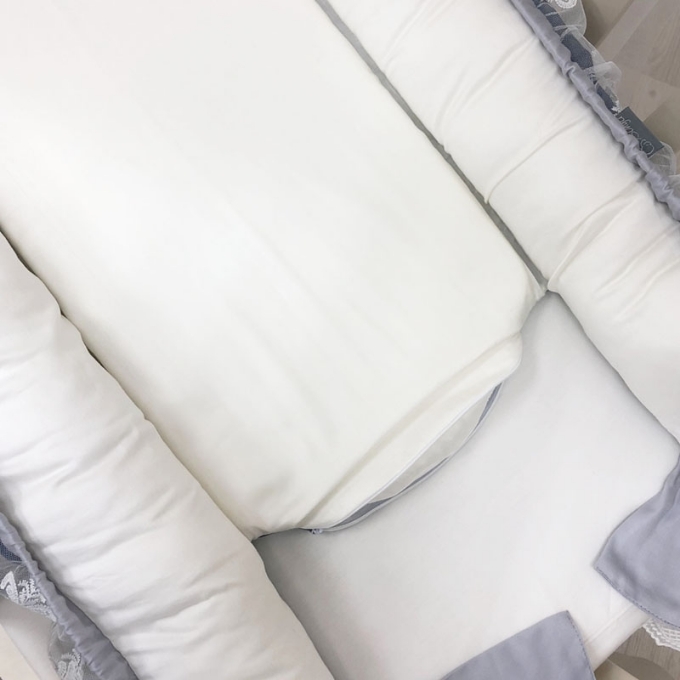 Protectie somn – Baby Nest Fancy albastru regal (7)